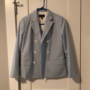 Jcrew women’s baby blue cotton suit - size 4